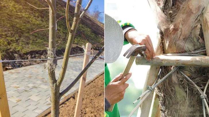 Wie Sie Einen Schiefen Baum In Ihrem Garten Aufrichten Können