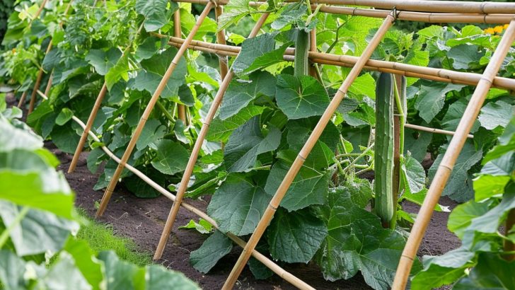Eine große Ernte einfahren: 9 Ideen für Gurkenspaliere und -stützen