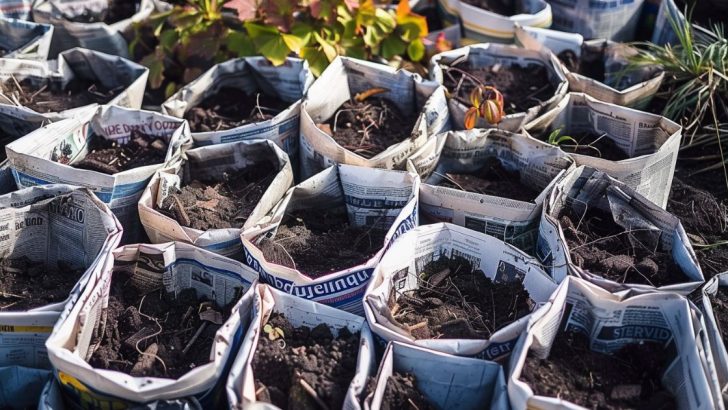 Rette deine Zeitung. Hier sind 6 Möglichkeiten, sie im Garten zu verwenden