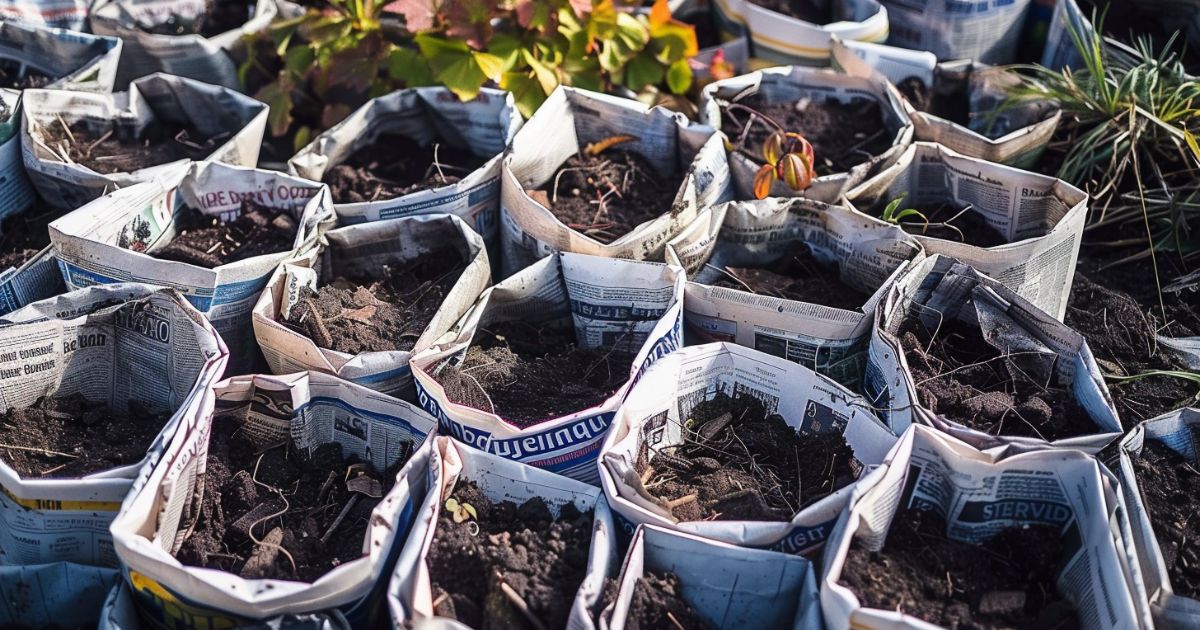 Rette deine Zeitung. Hier sind 6 Möglichkeiten, sie im Garten zu verwenden