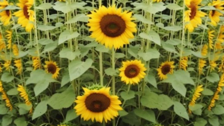 Bauen Sie mit dieser Schritt-für-Schritt-Anleitung einen beeindruckenden Sonnenblumenkreis in Ihrem Garten