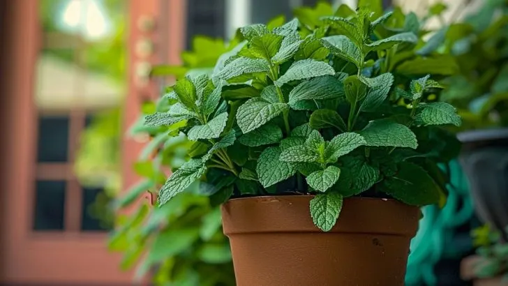 Stellen Sie einen Topf mit Minze an Ihre Haustür und erleben Sie diesen reizvollen Effekt