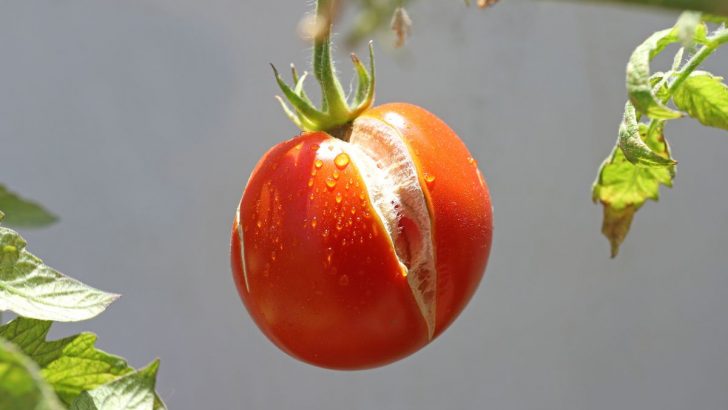 Teilen sich Ihre Tomaten auch? Hier erfahren Sie, warum es spaltet und wie Sie es beheben können