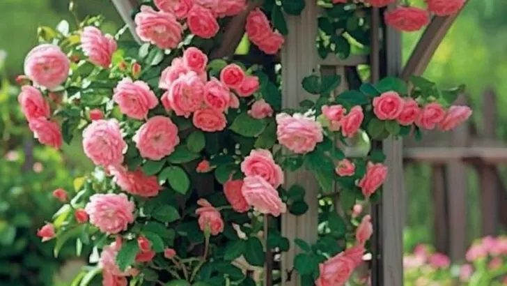 7 atemberaubende Ideen für Kletterrosen am Spalier