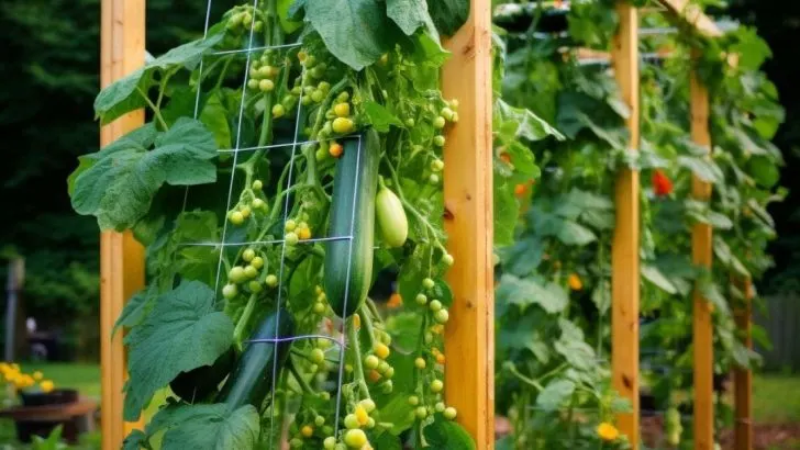 Die richtige Art, ein Gurkenspalier zu bauen (Schritt-für-Schritt-Anleitung)