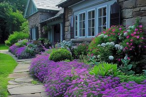 9 pflegeleichte, aber atemberaubende Blumenbeet-Designs für den Vorgarten Ihres Hauses