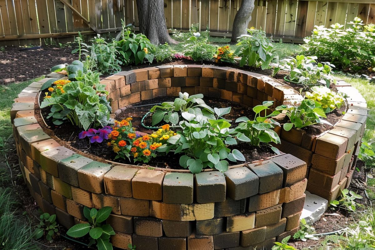 Hier erfahren Sie, warum und wie Sie ein kreisförmiges Hochbeet in Ihrem Garten anlegen sollten