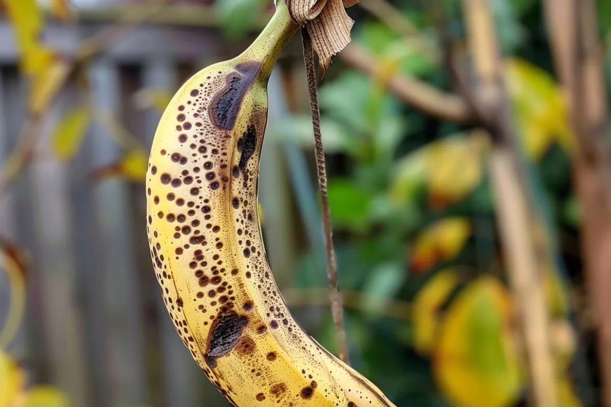 Hier ist der Grund, warum Sie eine überreife Banane in Ihrem Garten aufhängen sollten