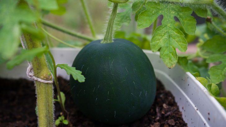 Züchten Sie Wassermelonen ganz einfach zu Hause in Behältern. So geht’s