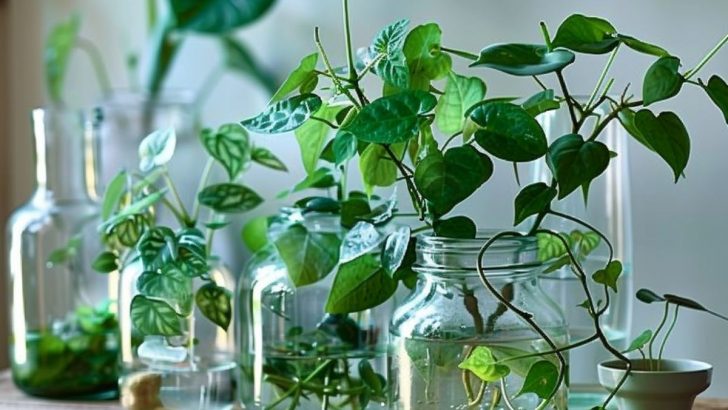 10 Zimmerpflanzen, die nur im Wasser und ohne Erde wachsen können