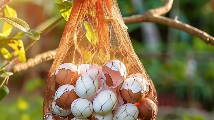 Hier erfahren Sie, warum Sie eine Netzbeutel mit Eierschalen in Ihrem Garten aufhängen sollten