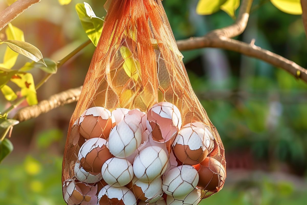 Hier erfahren Sie, warum Sie eine Netzbeutel mit Eierschalen in Ihrem Garten aufhängen sollten
