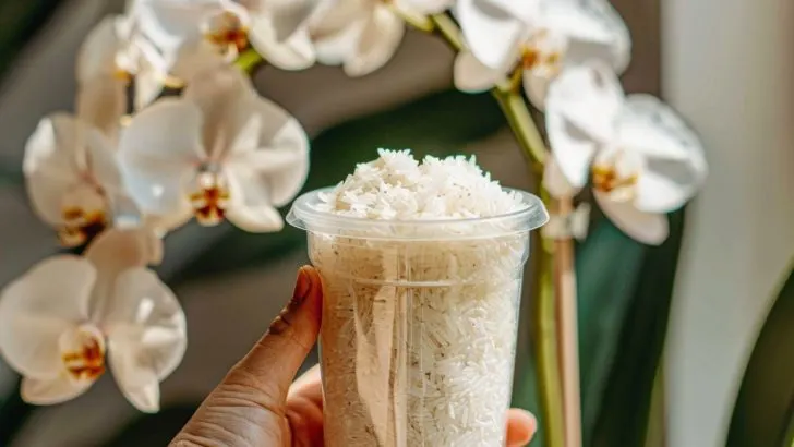 Reis wirkt Wunder bei Orchideen, besonders wenn sie nicht blühen. Hier erfahren Sie, warum und wie