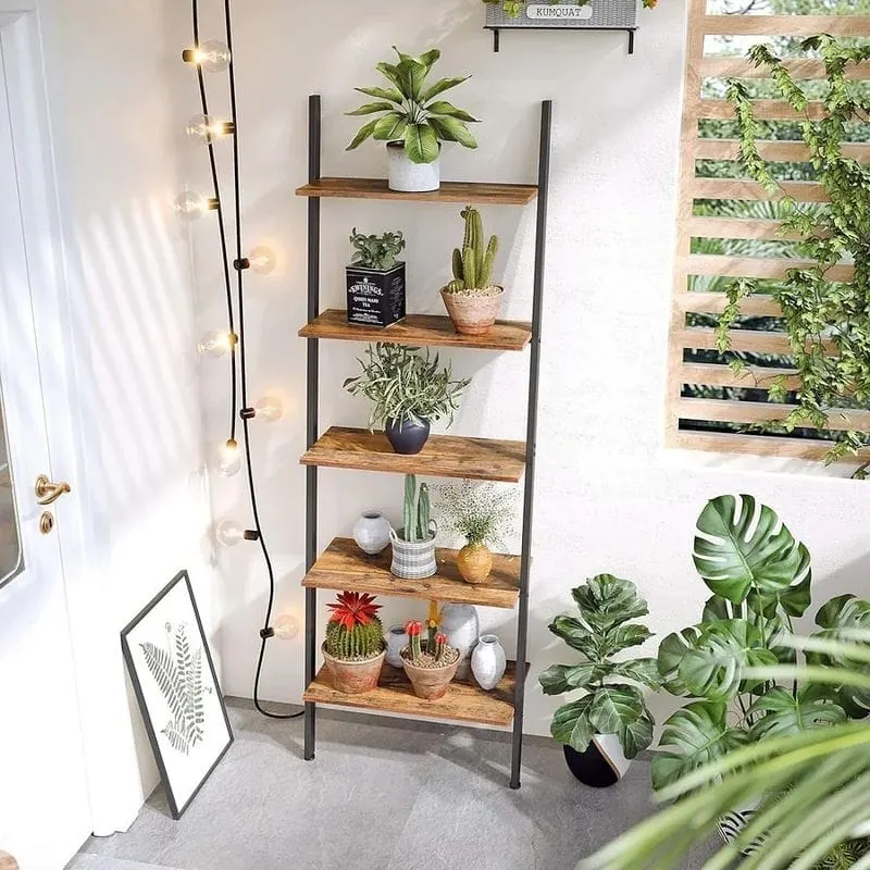 Bookshelf Plant Displays